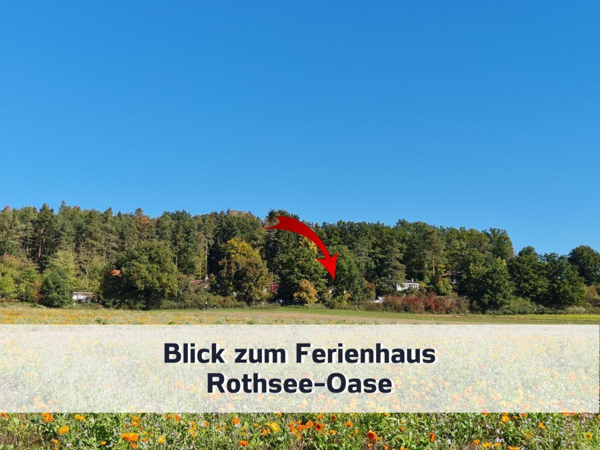 Ferienhaus Rothsee-Oase Ideale Ausgangslage Mit Tollem Ausblick, Sauna Und Privatem Garten 로트 외부 사진