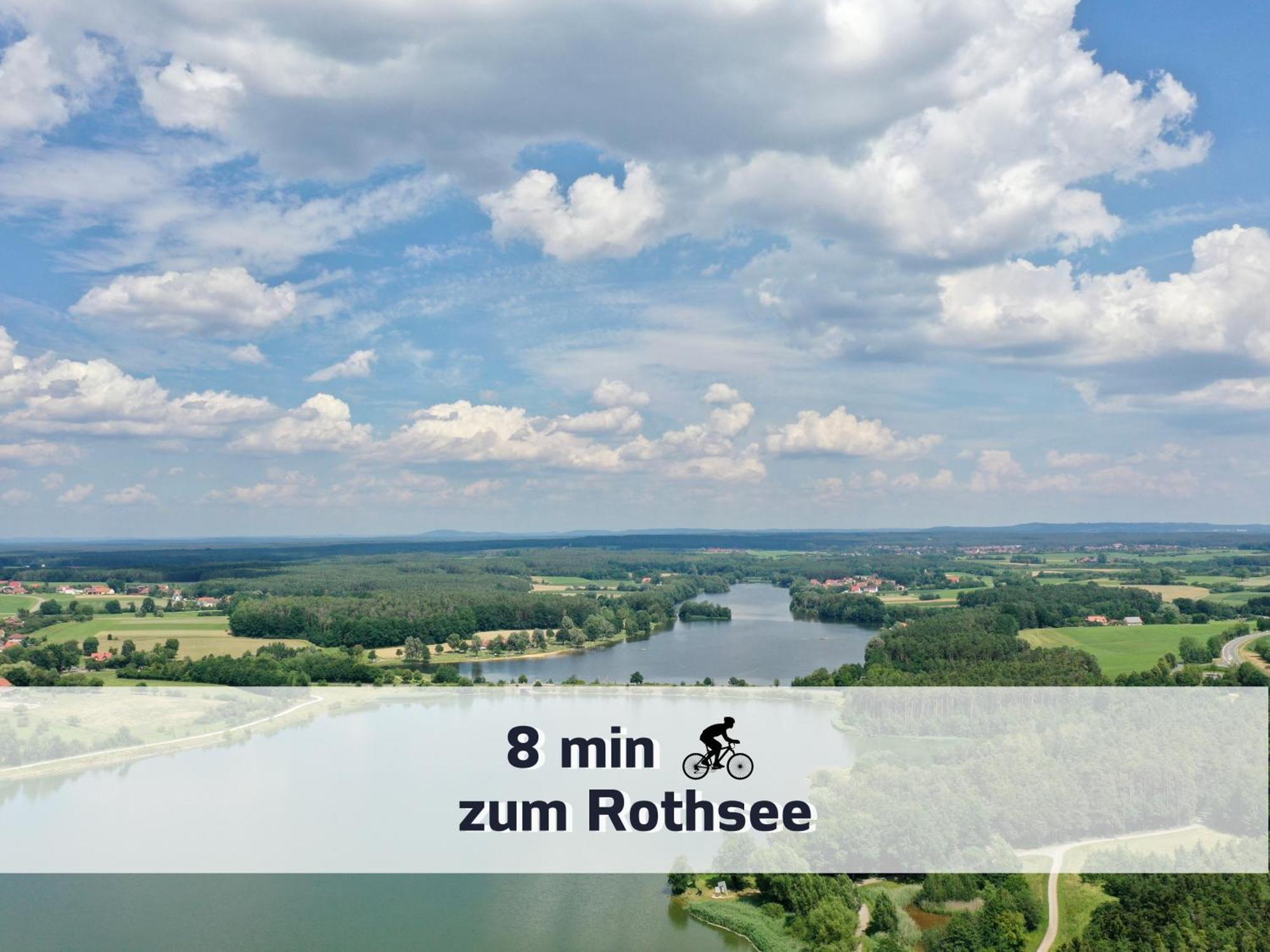 Ferienhaus Rothsee-Oase Ideale Ausgangslage Mit Tollem Ausblick, Sauna Und Privatem Garten 로트 외부 사진